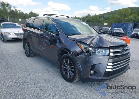 2019 Toyota Highlander Xle из США, поврежденный, VIN 5TDJZRFH2KS578242